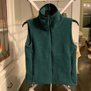 Dark green vest